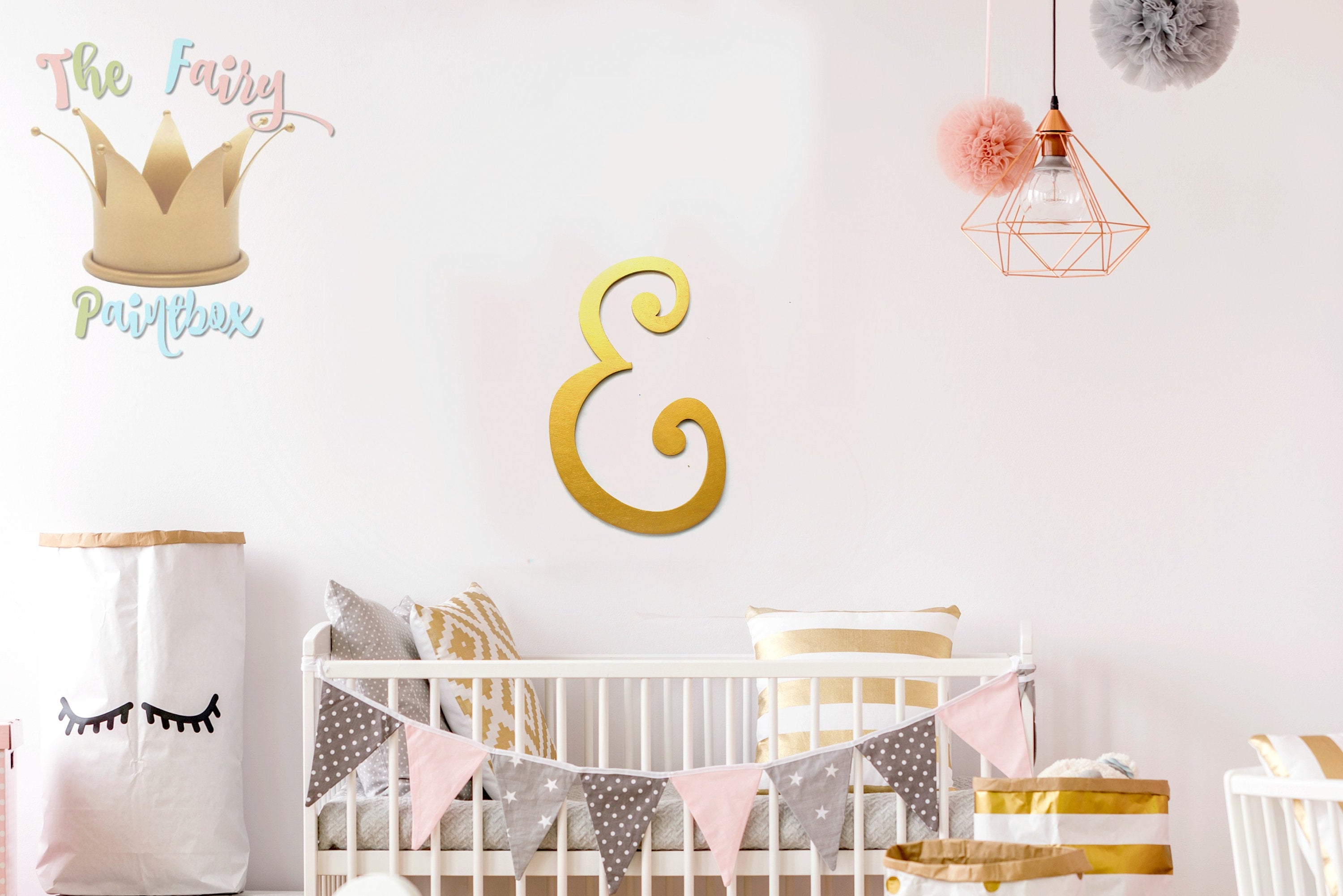 Gold Letters Wall Decals & Stickers