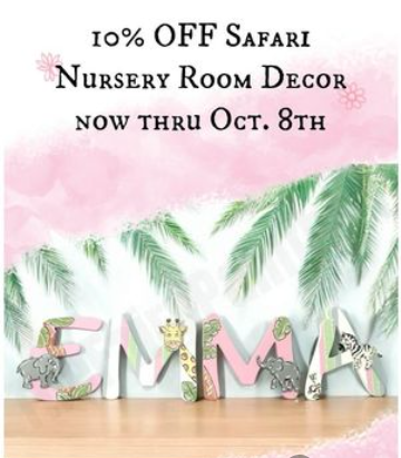 Decorating A Safari Themed Baby Nursery Room