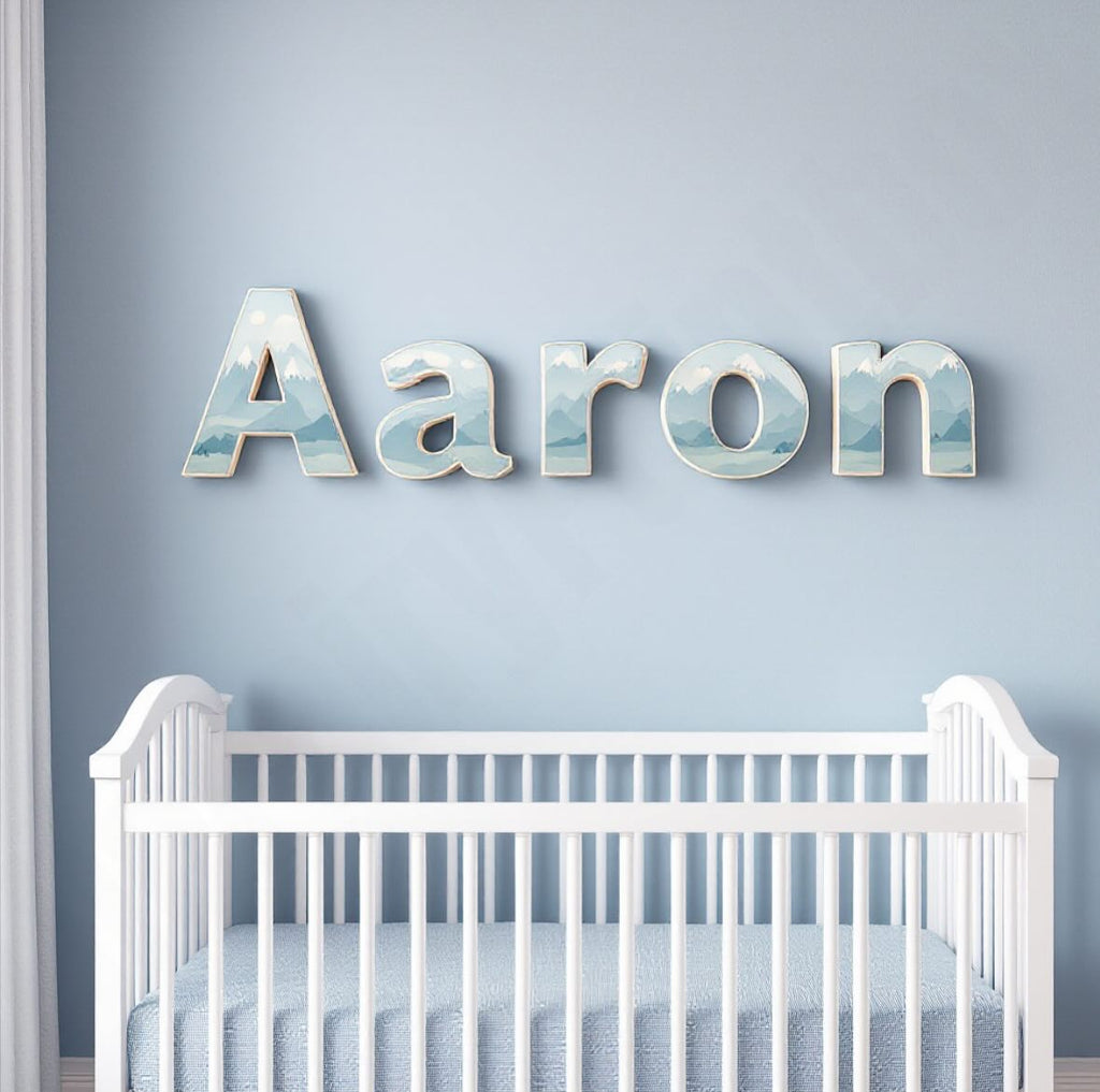 Scenic Mountain Baby Room Wall Art