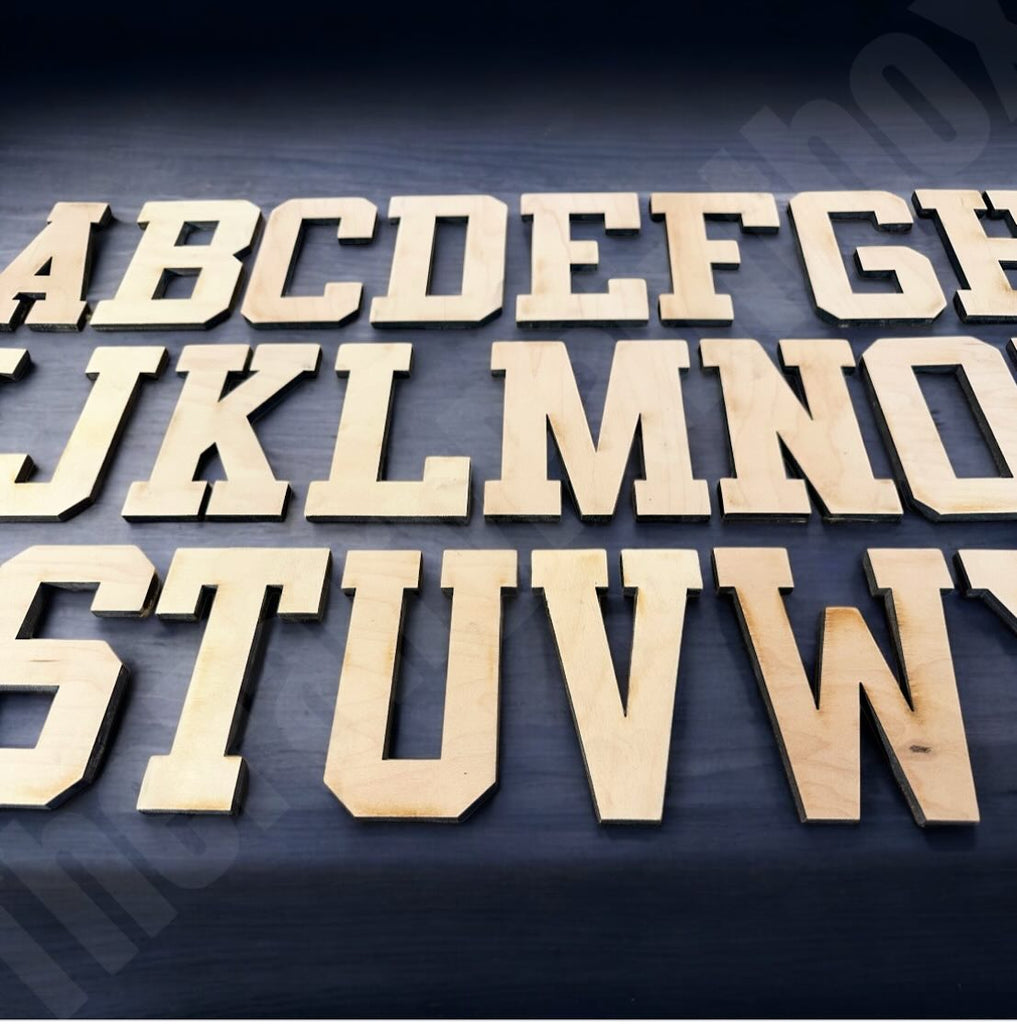 Wood Alphabet Wall Decor Craft Letters