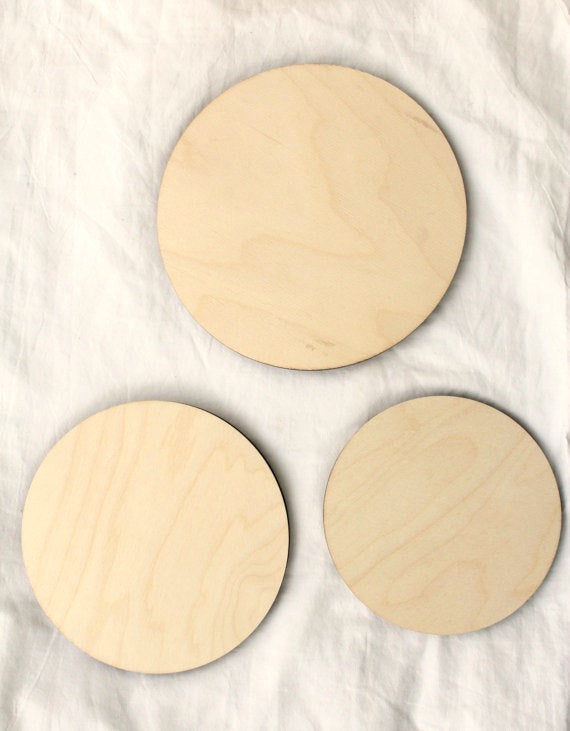 Polka Dot Gift, Kids Shape, Unfinished Wood Craft Shape
