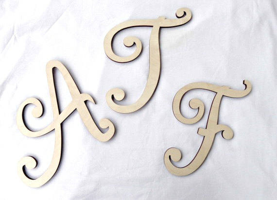 Decorative Wooden Letters