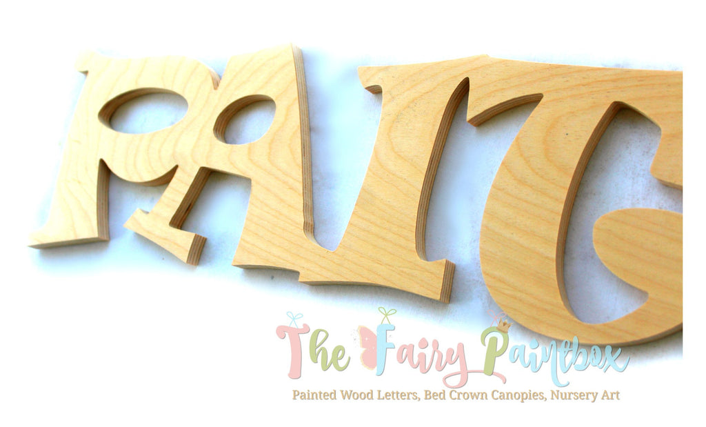 Unfinished Wooden Wall Letters & Wood Crafts